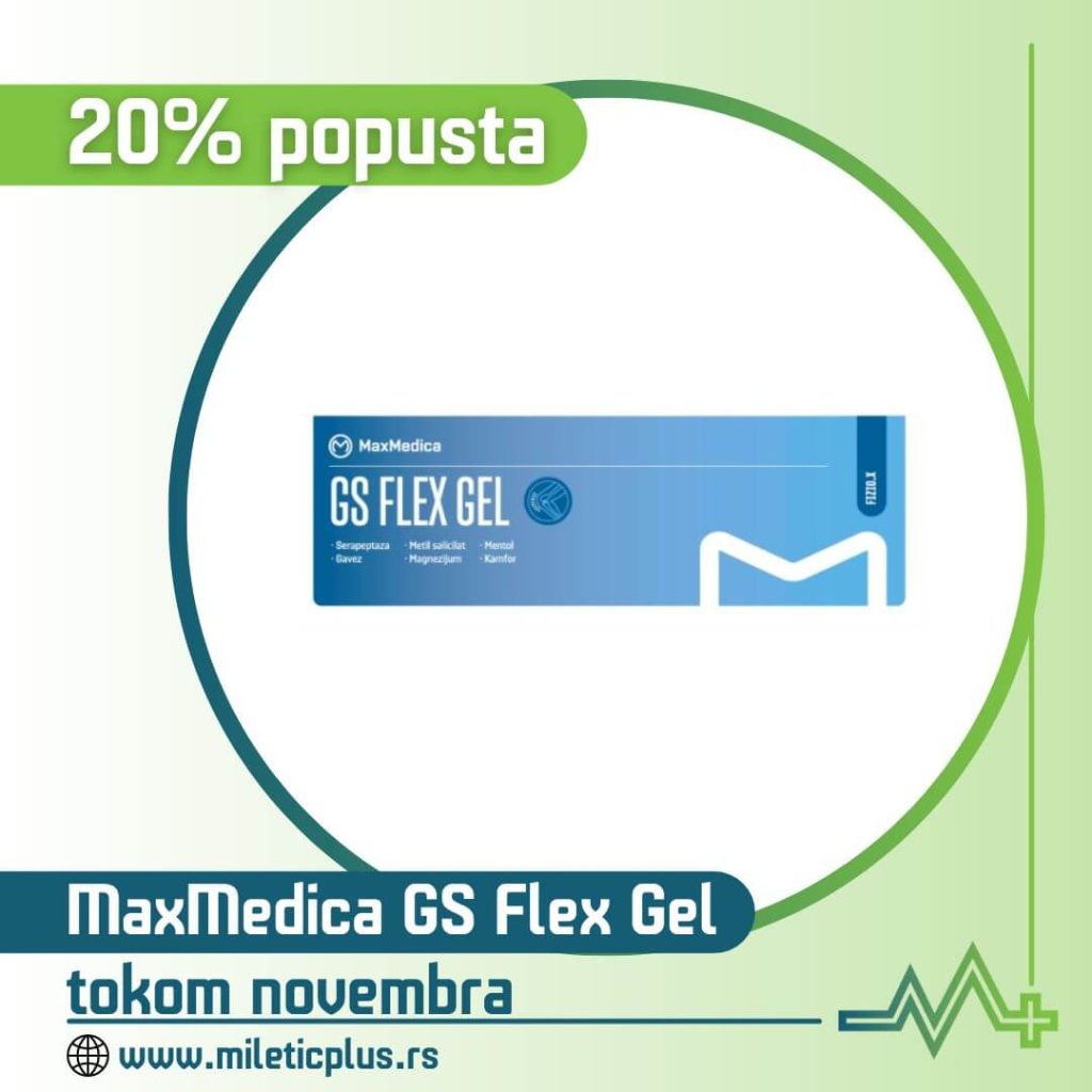 MaxMedica GS Flex Gel - 20% popusta