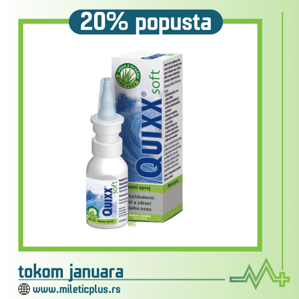 Quixx Soft hipertoničan sprej - 20% popusta