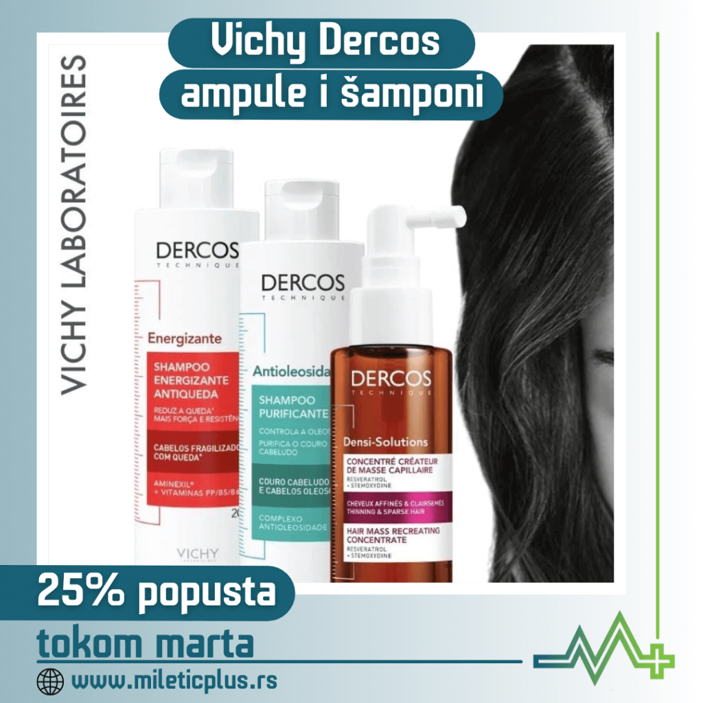 Vichy Dercos ampule i šamponi - 25% popusta
