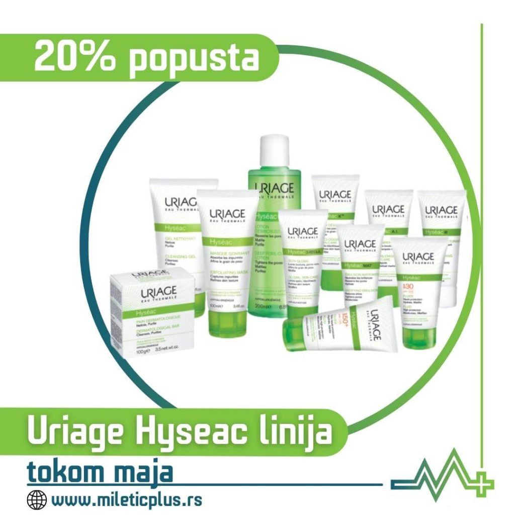 Uriage Hyseac linija - 20% popusta