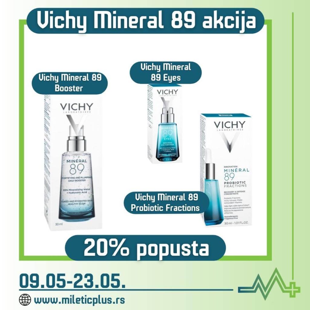 Vichy Mineral 89 akcija - 20% popusta
