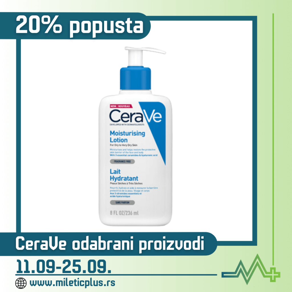 CeraVe - 20% popusta na odabrane proizvode